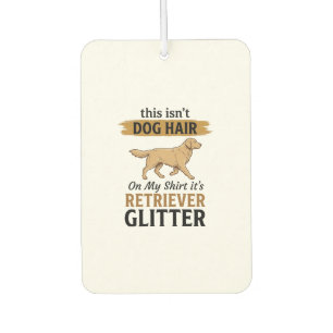 Retriever Glitter Lustiger Hunde Liebhaber Vintage Autolufterfrischer