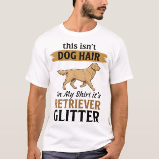Retriever Glitter Lustiger Hunde Liebhaber Vintage T-Shirt
