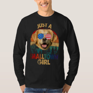 Retriever Hund nur eine kleine Mädchen Stadt T-Shirt