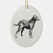 Retriever Keramikornament (Rechts)