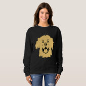 Retriever Labrador Owner Happy Face Dog Lab Sweatshirt (Vorne ganz)