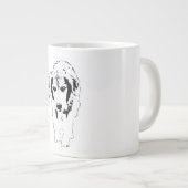 Retriever Pup, Forward Steps Jumbo-Tasse (Vorderseite Rechts)