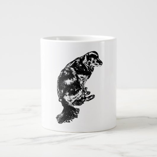 "Retriever spiralnotebook", "coffee nook notes", Jumbo-Tasse (Vorderseite)