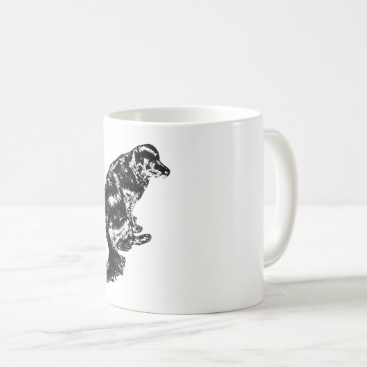 "Retriever spiralnotebook", "coffee nook notes", Kaffeetasse (VorderseiteRechts)