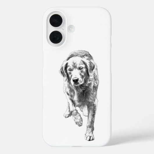Retriever Textured Stride Design Case-Mate iPhone Hülle (Rückseite)