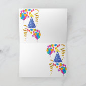 Retrievers feiert Geburtstag Karte (Innenseite)