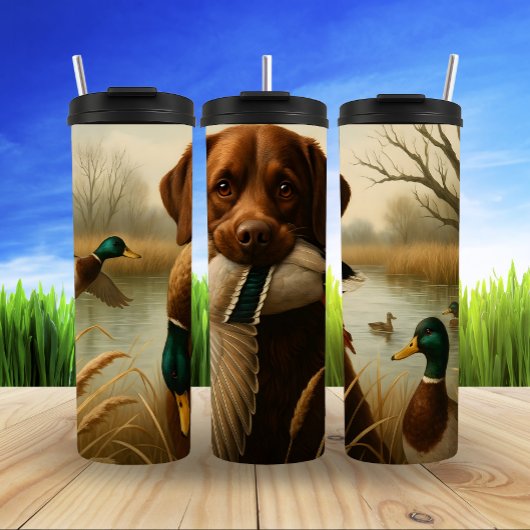 Retriever's Proud Duck Retrieve Thermosbecher