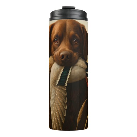 Retriever's Proud Duck Retrieve Thermosbecher (Vorderseite)