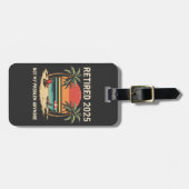 Retrires 2025 nicht mehr mein Problem Gepäckanhänger (Vorderseite horizontal)