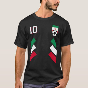 Retro10 Iran Football Iran Flag Iran Fußball Iran T-Shirt