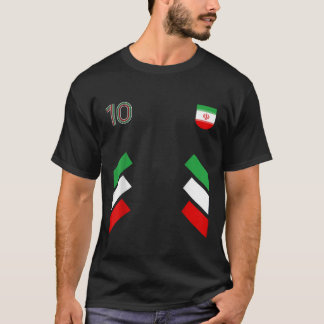 Retro10 Iran Football Iran Fußball Iran Fußball Ir T-Shirt