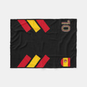 Retro10 Spanien Footbyll Spanien Soccer Spanien Fl Fleecedecke (Vorderseite (Horizontal))