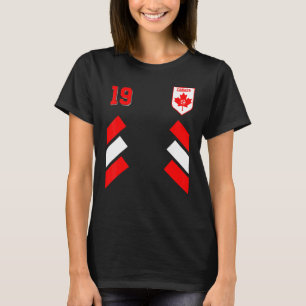 Retro19 Canada Football Canadian Soccer Canada Fla T-Shirt
