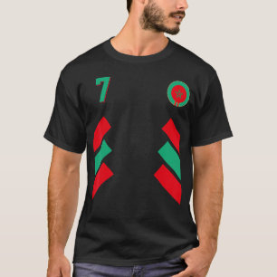 Retro7 Marokkanischer Fußball Marokko Fußball Maro T-Shirt