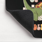 Retro 100. Kindergarten 100 Tage Schule Mousepad (Ecke)