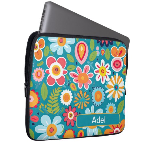 Retro 10 laptopschutzhülle (Vorne Rechts)