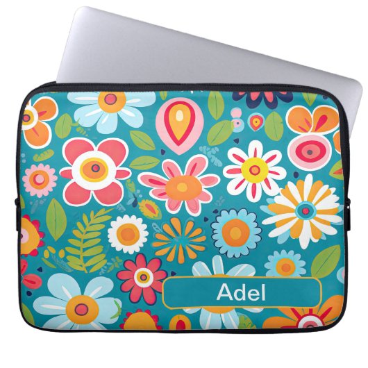 Retro 10 laptopschutzhülle (Vorderseite)