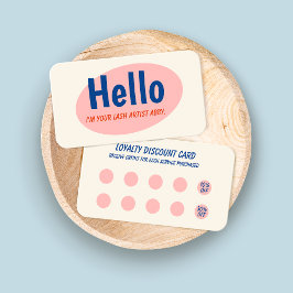 Retro 10 Loyalitätskarte Visitenkarte