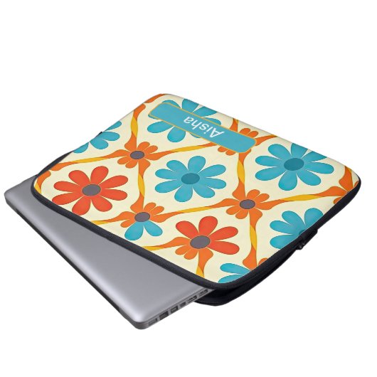 Retro 11 laptopschutzhülle (Vorne Knopf)