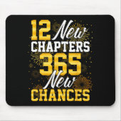 Retro 12 New Chapters 365 New Chances Happy New Ye Mousepad (Vorne)