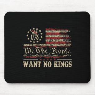 Retro 14. Juni Will keine Könige in Amerika 1776 U Mousepad