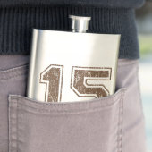 Retro 15 braun flachmann (Beispiel)