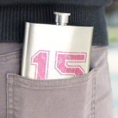Retro 15 Pink Flachmann (Beispiel)
