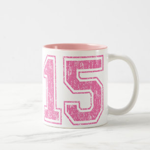 Retro 15 Pink Zweifarbige Tasse