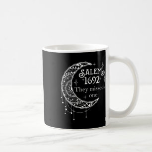 Retro 1692 sie vermissten eine Hexe Salem 1692 Hal Kaffeetasse