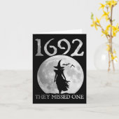 Retro 1692 sie vermissten eine Hexe Salem 1692 Hal Karte (Gelbe Blume)