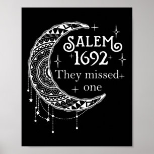 Retro 1692 sie vermissten eine Hexe Salem 1692 Hal Poster