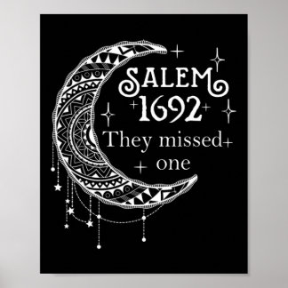 Retro 1692 sie vermissten eine Hexe Salem 1692 Hal Poster