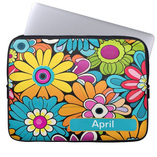 Retro 16 laptopschutzhülle (Vorderseite)