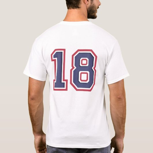 Retro 18 T - Shirt (Rückseite)