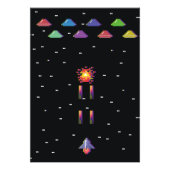 Retro 1908s Videospielarcade Fotodruck (Vorne)