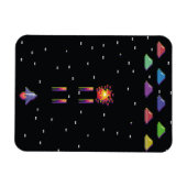 Retro 1908s Videospielarcade Magnet (Horizontal)