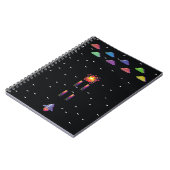 Retro 1908s Videospielarcade Notizblock (Linke Seite)