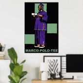 Retro-1910-deutsche-Tee-Werbung Poster (Heimbüro)