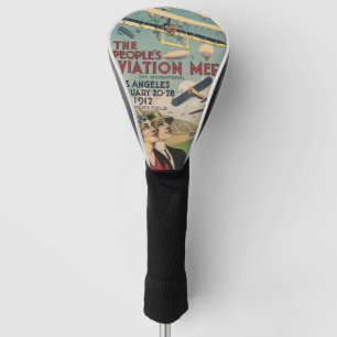 Retro 1912 Los Angeles Luftfahrt-Ausstellung Reise Golf Headcover