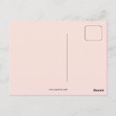 Retro 1930er Deko Design Cycling Postkarte (Rückseite)