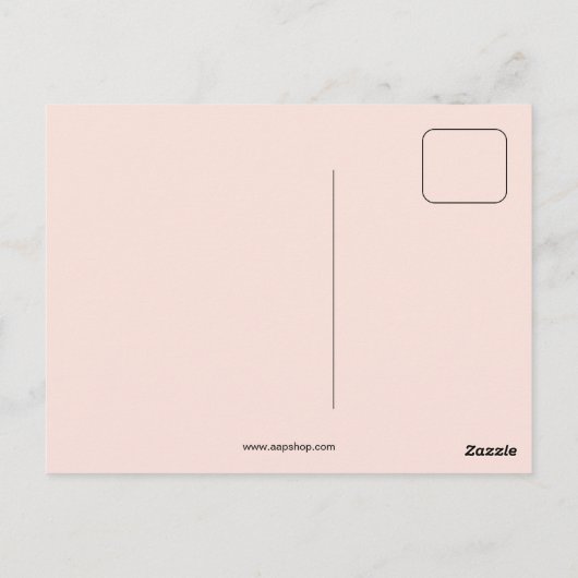 Retro 1930er Deko Design Cycling Postkarte (Rückseite)