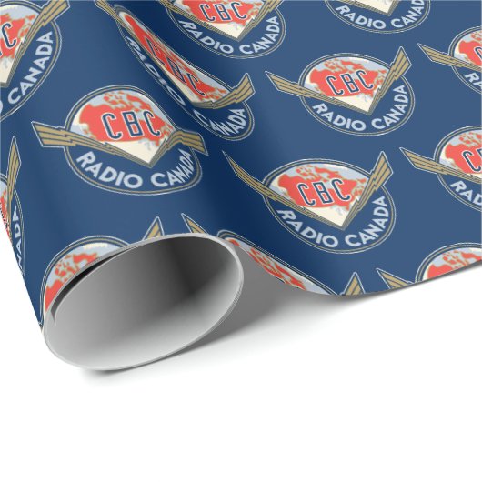 Retro 1940-1958 geschenkpapier (Rolleneckpunkt)