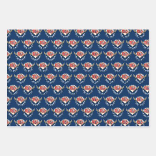 Retro 1940-1958 geschenkpapier set (Vorderseite 3)