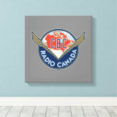 Retro 1940-1958 leinwanddruck (Insitu (Holzboden))