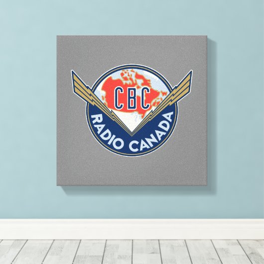 Retro 1940-1958 leinwanddruck (Insitu (Holzboden))