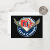 Retro 1940-1958 mitteilungskarte (Vorderseite/Rückseite Beispiel)