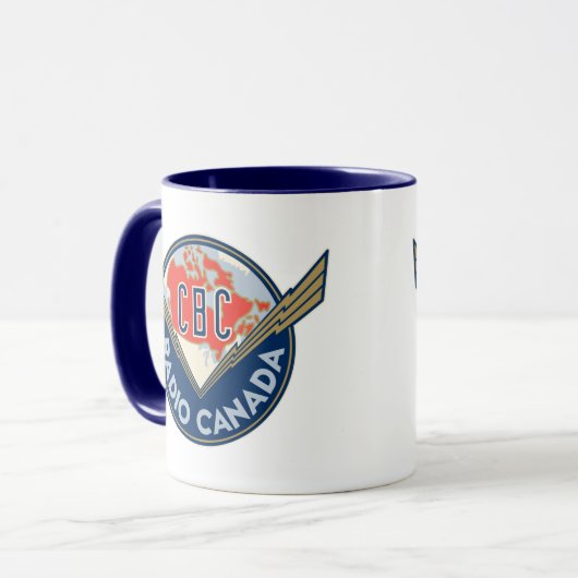 Retro 1940-1958 tasse (Vorderseite Links)