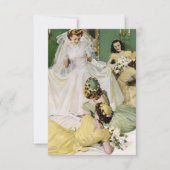 Retro 1940er Brautparty V2 Einladung (Vorderseite)