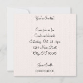 Retro 1940er-Card-Party Einladung (Rückseite)