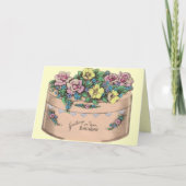 Retro 1940er Geburtstag Karte (Vorderseite)